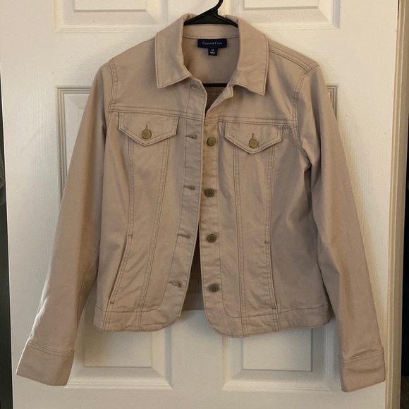 Taupe Charter Club (Macy’s) Jacket - Picture 1 of 5